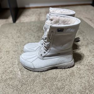 UGG Butte Mono lace-up boots w/ Fur.  Size:10. WORN ONCE